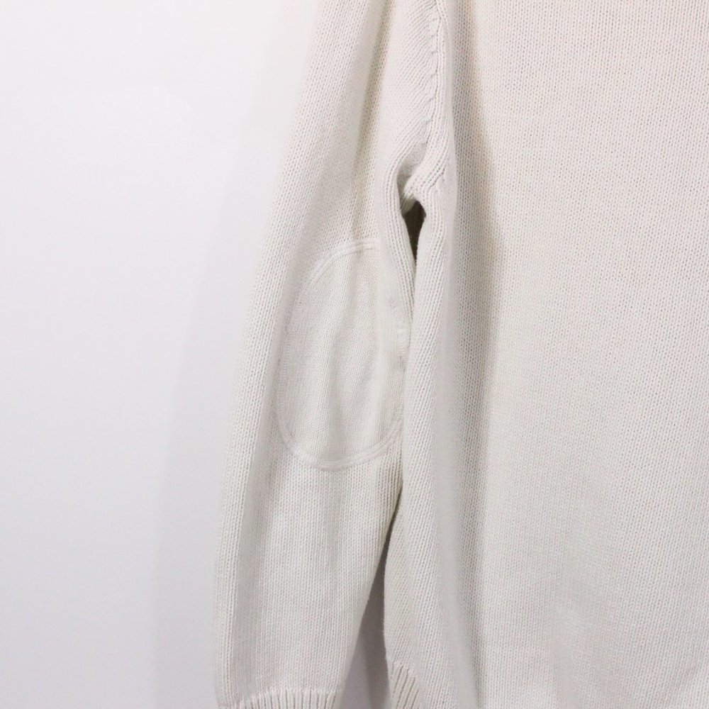 *Chaps 3/4 Button Cream Sweater - Picture 6 of 6